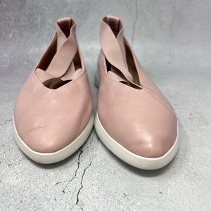 Taryn Rose Shoes Taryn Rose Danielle Dusty Pink Criss Cross